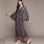 Floral-Print-Kaftan-Dress-with-Inner-1