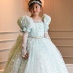 Blue-Star-Embellished-Ball-Gown-For-Girls