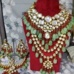 green-kundan-bridal-set