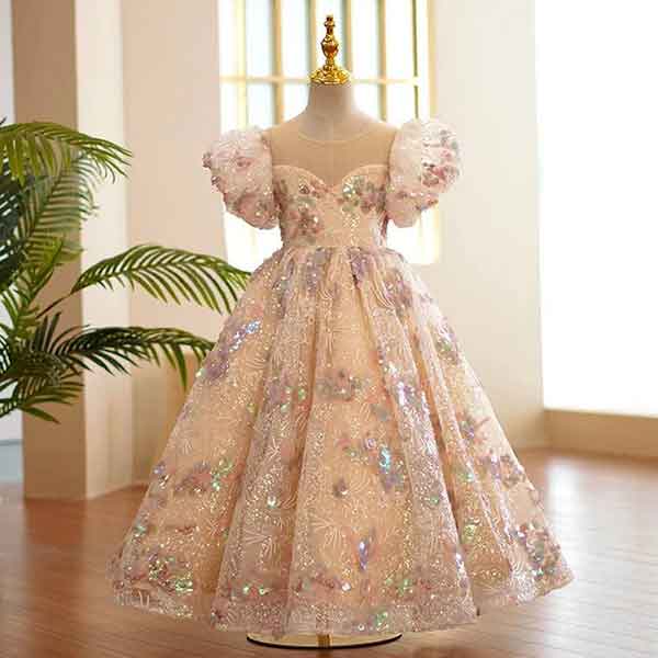 pink Women Girls Party Wear Dresses, Size: 5 To 10 Years at Rs 411 in Surat